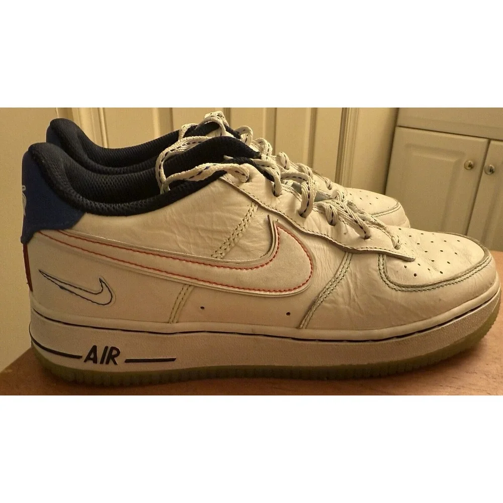 NIKE AIR FORCE 1 (GS) WHITE/WHITE-RACER CV2421-100‎ | Kid's Size 5.5Y